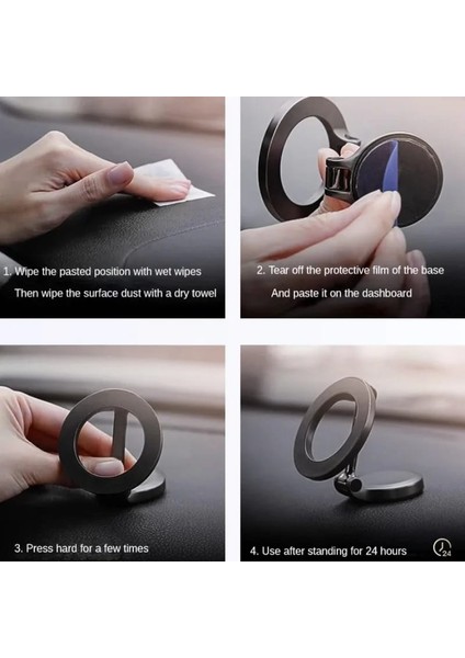 360° Dönen Katlanabilir Güçlü Mıknatıslı Tutacak Araç Içi Telefon Tutucu Masaüstü Telefon Tutacağı fiyatları