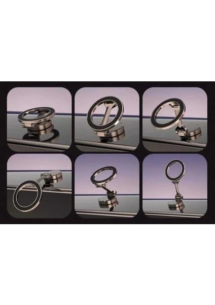 360° Dönen Katlanabilir Güçlü Mıknatıslı Tutacak Araç Içi Telefon Tutucu Masaüstü Telefon Tutacağı modelleri