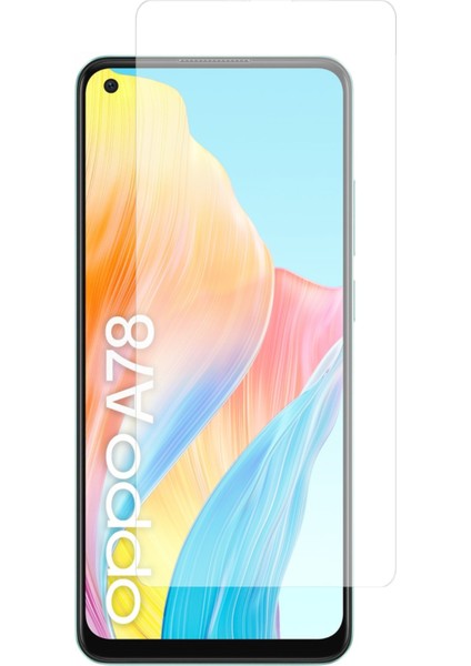 Caseart Oppo A78 4g Temperli Ekran Koruyucu Kırılmaz Cam