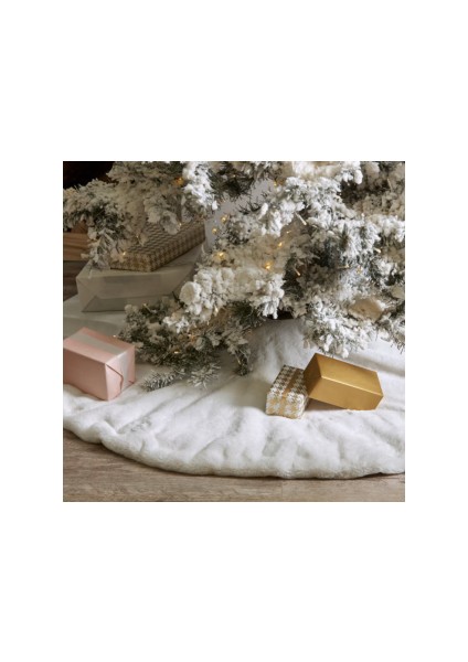 Peluş Yılbaşı Ağacı Örtüsü Yılbaşı Çam Ağacı Örtüsü 150 cm Çaplı Sevaradekor fiyatları