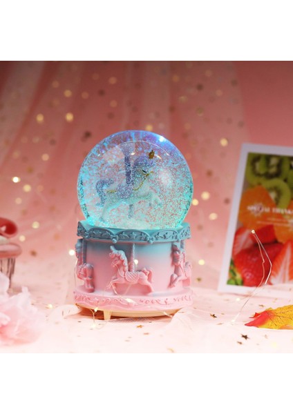 2'li Atlı Karınca Eyfel Kulesi Temalı Büyük Boy Püskürtmeli Işıklı ve Müzikli Kar Küresi fırsatları