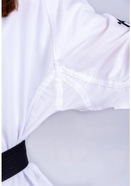 Profesyonel Siyah Yaka Ultra Fighter Kumaş Taekwondo Elbisesi fırsatları