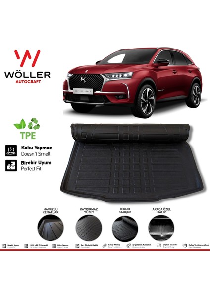 Ds7 Crossback Bagaj Havuzu 2019 Sonrası 3D Wöller Ultraflex Esnek