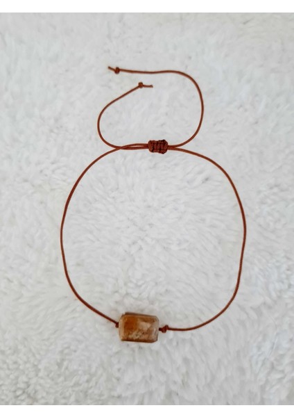 Güneş Taşı Bileklik Ayarlamalı Ipli Orijinal Doğal Taş Asansörlü Kilit Sistemi modelleri