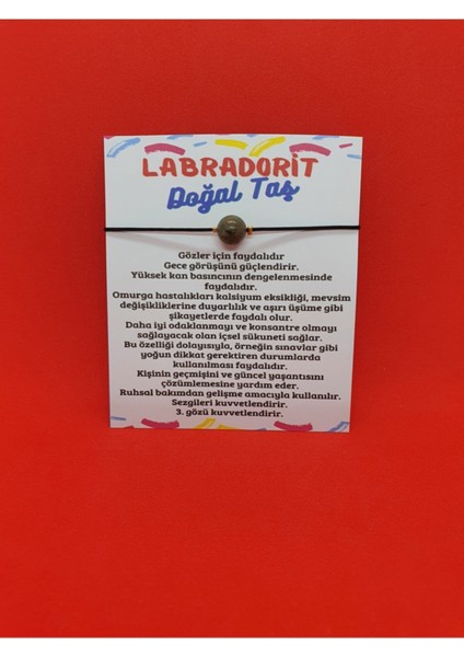 Doğal Taş Labradorit Taşı Bileklik Ayarlamalı Ipli fiyatları