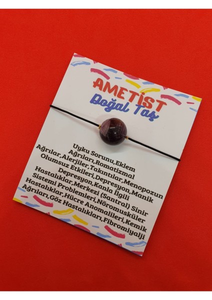 Ametist Taşı Bileklik