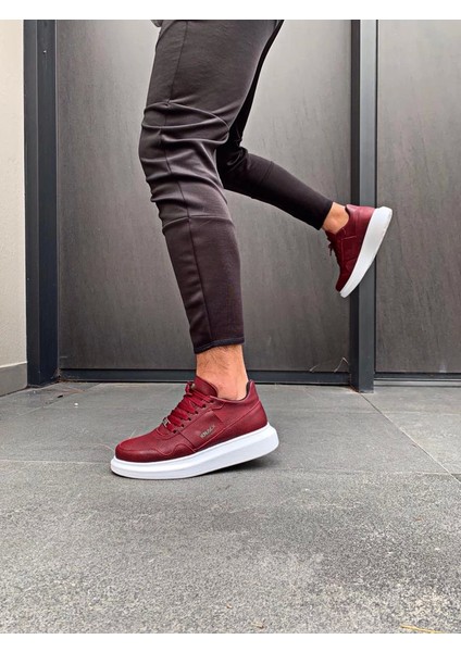 Yüksek Taban Günlük Ayakkabı 040 Bordo