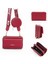 Yeni Stil Kadın Çakıllı Crossbody Çanta Mektup Omuz Askısı Fermuarlı Tek Omuz Kayınvalide Çantası (Yurt Dışından) 1