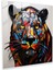 Fusion Kara Panter Cam Baskı - Kara Panter, Ev Dekorasyonu, Modern Sanat, Cam Duvar Sanatı, 70X70 1