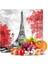 Cam Kesme Tahtası Kare Paris Eyfel Desenli 30X30 cm 1