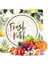 Cam Kesme Tahtası Kare Fresh Kitchen Desenli 30X30 cm 1