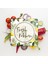 Cam Kesme Tahtası Kare Fresh Kitchen Desenli 30X30 cm 2