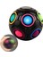 Dönen Stres Gökkuşağı Topu Infinity Rölyef Spinner Fidget Oyuncak Yetişkinler Çocuklar Için Eğitici Sihirli Küp Bulmaca Siyah (Yurt Dışından) 1