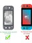 Parça Beukei Ekran Koruyucu Temperli Cam Nintendo Switch Lite 2019 ile Uyumlu, 9h Sertlik, Çizilmez, Kabarcıksız (Yurt Dışından) 2