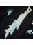 Streetwear Kabartma Cosmic Baskılı Siyah Sweatshirt 4
