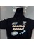 Streetwear Kabartma Cosmic Baskılı Siyah Sweatshirt 5