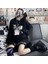 Harajuku Kuromi Baskılı Siyah Oversize Bisiklet Yaka Sweatshirt 4