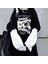 Siouxsie Oversize Fake Kollu Beyaz T-Shirt 1