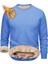 Ghassy Co. Erkek Ultra Termal Sherpa Peluş Astarlı Bisiklet Yaka Sweatshirt 1