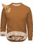 Ghassy Co. Erkek Ultra Termal Sherpa Peluş Astarlı Bisiklet Yaka Sweatshirt 1