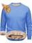 Erkek Ultra Termal Sherpa Peluş Astarlı Bisiklet Yaka Sweatshirt 1