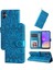 Samsung Galaxy A05 ile Uyumlu Sunflower Kabartmalı Pu Deri Cüzdan Kılıf Kart Yuvaları ve Kickstand ile Çevirmeli Koruyucu Telefon Kapağı (Yurt Dışından) 1