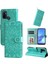 Oppo A53 2020/A32 ile Uyumlu Sunflower Kabartmalı Pu Deri Cüzdan Kılıf Kart Yuvaları ve Kickstand ile Çevirmeli Koruyucu Telefon Kapağı (Yurt Dışından) 1