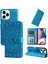 iPhone 14 Pro Max ile Uyumlu Sunflower Kabartmalı Pu Deri Cüzdan Kılıf Kart Yuvaları ve Kickstand ile Çevirmeli Koruyucu Telefon Kapağı (Yurt Dışından) 1