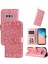 Samsung Galaxy S10E ile Uyumlu Sunflower Kabartmalı Pu Deri Cüzdan Kılıf Kart Yuvaları ve Kickstand ile Çevirmeli Koruyucu Telefon Kapağı (Yurt Dışından) 1
