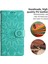 iPhone 11 Pro Max ile Uyumlu Sunflower Kabartmalı Pu Deri Cüzdan Kılıf Kart Yuvaları ve Kickstand ile Çevirmeli Koruyucu Telefon Kapağı (Yurt Dışından) 2