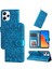 Xiaomi Redmi 12 4g ile Uyumlu Sunflower Kabartmalı Pu Deri Cüzdan Kılıf Kart Yuvaları ve Kickstand ile Çevirmeli Koruyucu Telefon Kapağı (Yurt Dışından) 1