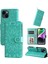 iPhone 15 ile Uyumlu Sunflower Kabartmalı Pu Deri Cüzdan Kılıf Kart Yuvaları ve Kickstand ile Çevirmeli Koruyucu Telefon Kapağı (Yurt Dışından) 1