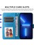iPhone 13 Pro Max ile Uyumlu Sunflower Kabartmalı Pu Deri Cüzdan Kılıf Kart Yuvaları ve Kickstand ile Çevirmeli Koruyucu Telefon Kapağı (Yurt Dışından) 3