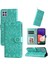 Samsung Galaxy A22 5g ile Uyumlu Sunflower Kabartmalı Pu Deri Cüzdan Kılıf Kart Yuvaları ve Kickstand ile Çevirmeli Koruyucu Telefon Kapağı (Yurt Dışından) 1