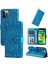 iPhone 13 Mini ile Uyumlu Sunflower Kabartmalı Pu Deri Cüzdan Kılıf Kart Yuvaları ve Kickstand ile Çevirmeli Koruyucu Telefon Kapağı (Yurt Dışından) 1