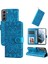 Samsung Galaxy S21 ile Uyumlu Sunflower Kabartmalı Pu Deri Cüzdan Kılıf Kart Yuvaları ve Kickstand ile Çevirmeli Koruyucu Telefon Kapağı (Yurt Dışından) 1