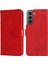 Samsung Galaxy S21 ile Uyumlu Sunflower Kabartmalı Pu Deri Cüzdan Kılıf Kart Yuvaları ve Kickstand ile Çevirmeli Koruyucu Telefon Kapağı (Yurt Dışından) 1