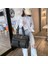 Yeni Omuzdan Askili Çanta Pu Çanta Erkek Çantası Omuz Crossbody Çanta 15.6 Büyük Kapasiteli Bilgisayar Seyahat Çantası (Yurt Dışından) 5