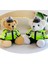 Polis Ayı Binme Elbisesi Bebek Trafik Polis Bebeği Polis Ayı Teddy Bear Peluş Oyuncak (Yurt Dışından) 2