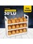 Yumurta Organizeri Buzdolabı Yumurtalık Düzenleyici 30'lu 3 Katlı Raf Yumurtalık Kutusu 2