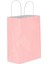 Kraft Burgu Saplı Çanta Pembe 25X31X12CM 50 adet 1