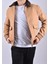 71128 Yaka Kürklü Mont/camel/xl 2