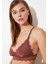 KAHVERENGİ DEKOLTESİ DANTEL DETAYLI MİCRO BRALET DS200475BR 6