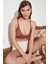 KAHVERENGİ DEKOLTESİ DANTEL DETAYLI MİCRO BRALET DS200475BR 7