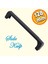 Side Mutfak Kulbu Çekmece Dolap Kulpu Metal Kulp Mobilya Dolabı Kulpları Renk 128 mm Siyah 1