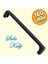 Side Çekmece Dolap Kulpu Mutfak Kulbu Metal Kulp Mobilya Dolabı Kulpları Renk 160 mm Siyah 1