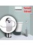Yapışkanlı Tuvalet Kağıtlık Aparat Kapalı Wc Kağıt Standı Bez Havluluk Paslanmaz Metal Sağlam Krom 2