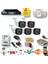 5 Kameralı Set - Araç Insan Yüz Hareket Algılayan 5mp Sony Lens 1080P Güvenlik Kamerası Seti 7808 1