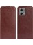 Motorola Moto G84 5g Çılgın At Dokusu Pu Deri Telefon Kapağı Kart Yuvası (Yurt Dışından) 1
