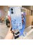 Motorola Moto E13 4g Tpu Kılıfı Çiçek Deseni Glitter Telefon Kapağı Kayış (Yurt Dışından) 1